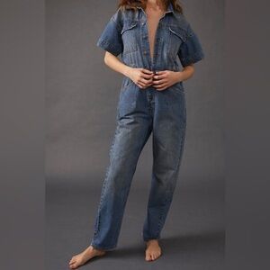 We the Free Denim Jumpsuit (XS)
